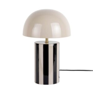 LAMPE DE TABLE RAYADO NOIR GRIS