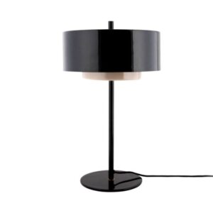 LAMPE DE TABLE GRATO ANILLO NOIR GRIS CHAUD