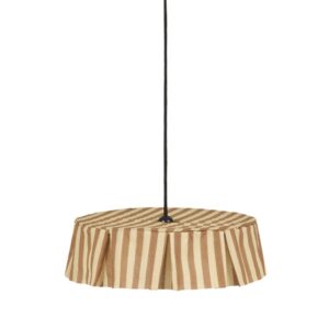 ABAT-JOUR BROWN STRIPES 40 CM