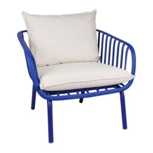 FAUTEUIL EXTERIEUR + 2 COUSSINS LUMI INDIGO