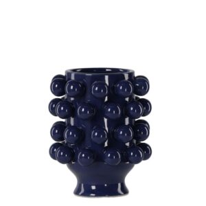 VASE CÉRAMIQUE GRAPPA BLEU