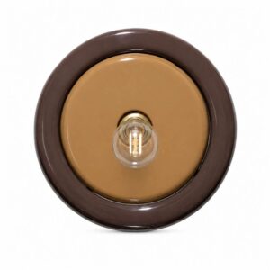 APPLIQUE MARRON ET BEIGE