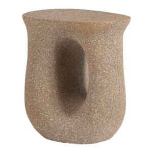 TABLE D'APPOINT À POIS BEIGE MOSON