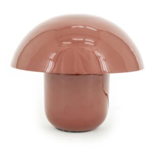 LAMPE TOAD METAL CORAL RED