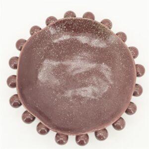COUPE PLAT BOWL VIRO BURGUNDY