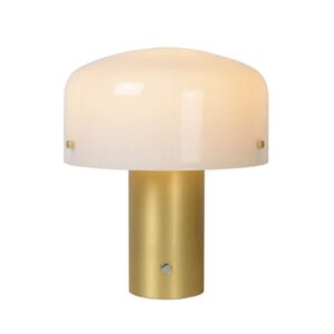 LAMPE DE TABLE TIMON LAITON ET OR MAT