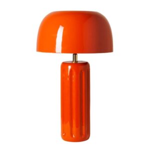 LAMPE A POSER LAQUEE ORANGE LINDA