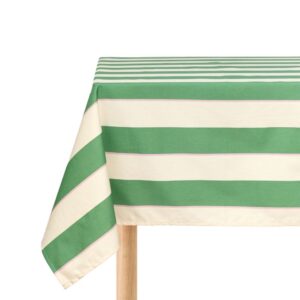 NAPPE 150X250 CM GREEN CABANA STRIPES
