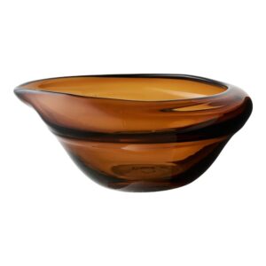 COUPE EN VERRE SOUFFLÉ MARRON